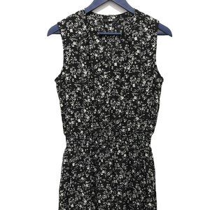 Uniqlo Black Floral Dress